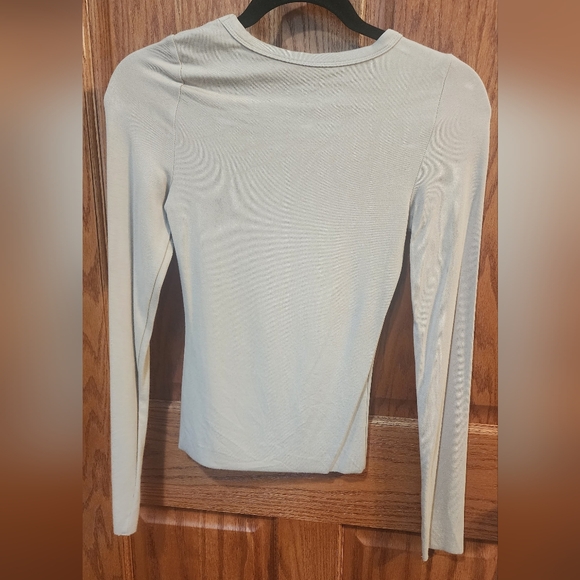 The Range NYC No Bra Club LS Crew - Saddle - Picture 3 of 3